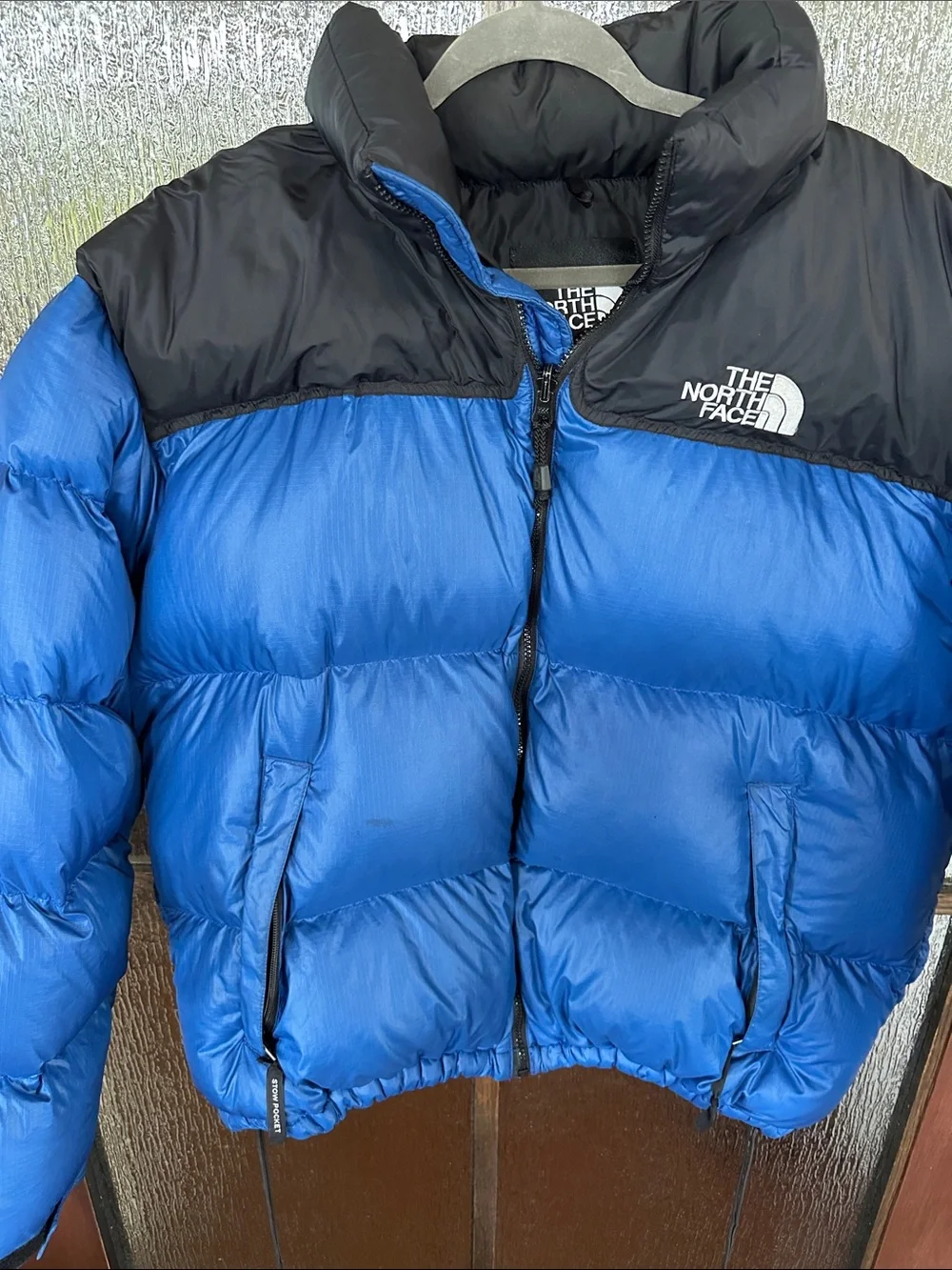 The North Face Mens 700 down Blue and Black winter Jacket Sz XL
